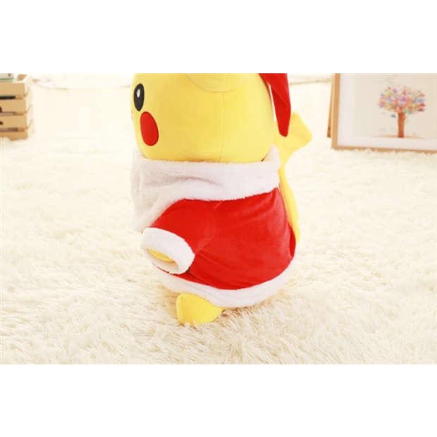 BONEKA PIKACHU KOSTUM NATAL IMPOR