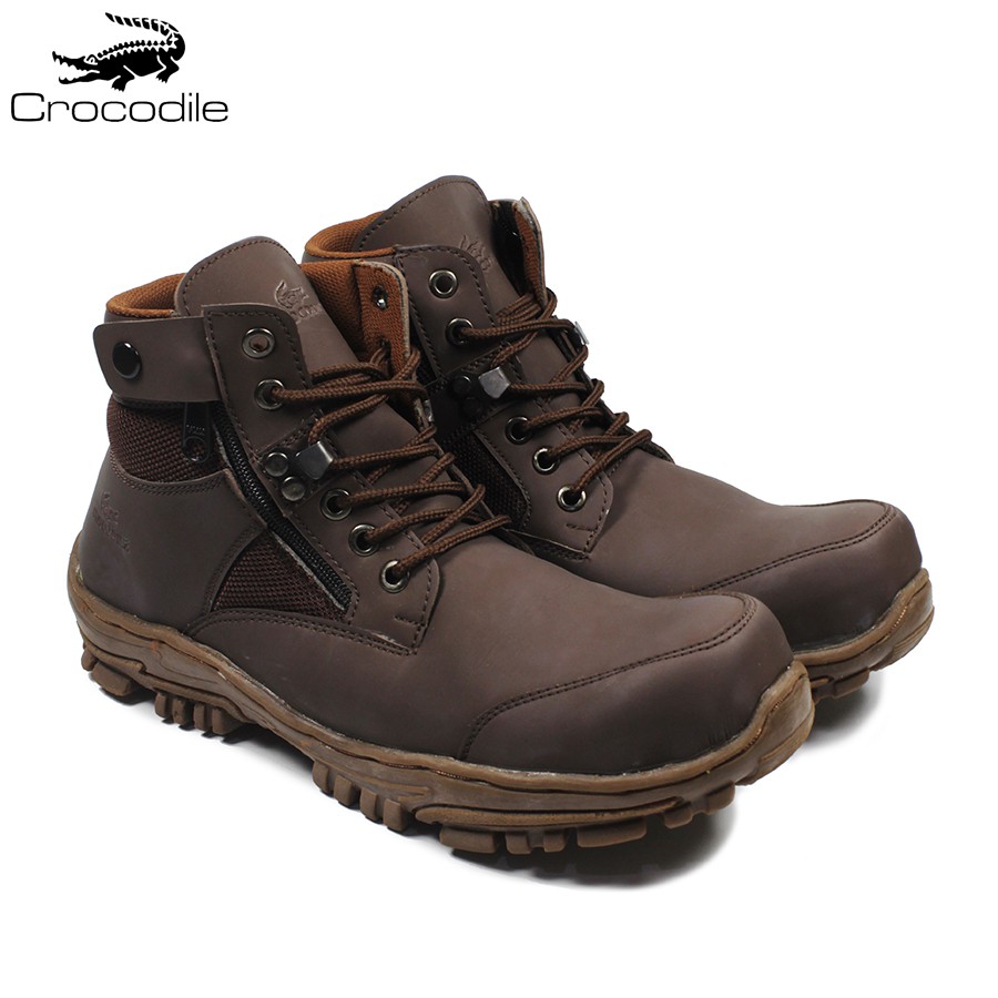Sepatu Pria Casual Boot Crocodile Jointer Boots Safety Sleting Murah Original