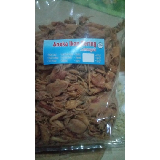 

Baby cumi rebus ( Gereh )asin super premium kecil dan cop asin 250gr