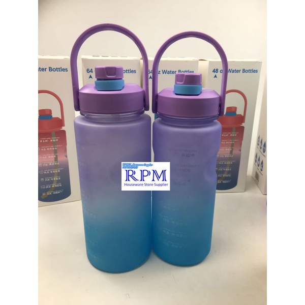 botol minum pastel 2 liter / bottle reminder / botol lucu / botol unik/ BOTOL BIRAL 1500 ML/BOTOL DOFF 2000 ML