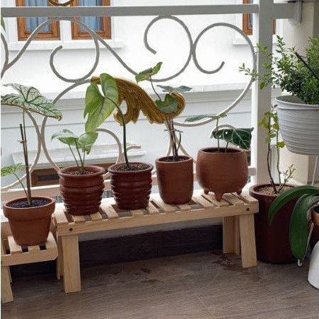 STAND POT / RAK BUNGA WOODEN / RAK BUNGA MINIMALIS / RAK BUNGA KAYU