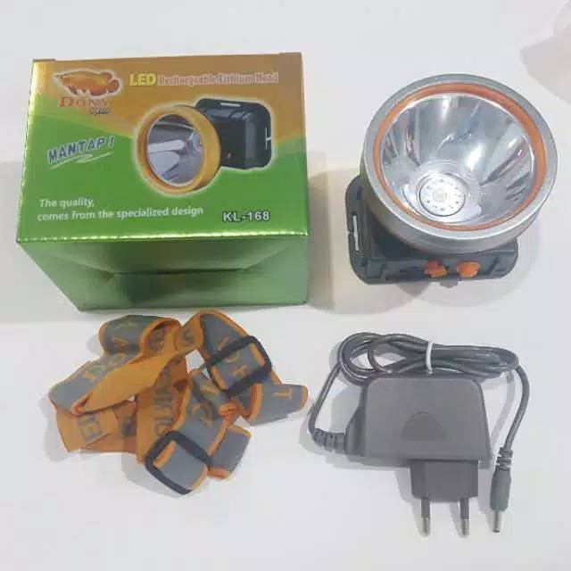 Senter Kepala Dony KL 168 LED Headlamp ORIGINAL