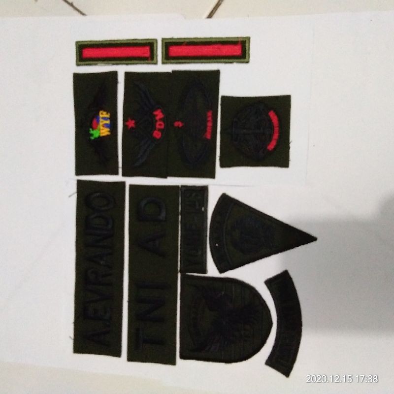 atribut brivet TNI AD