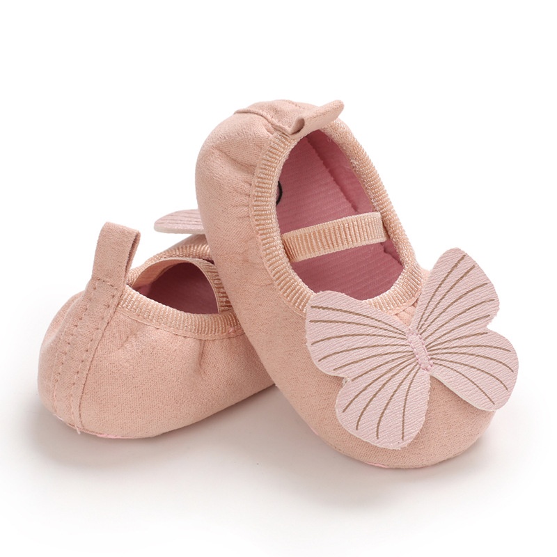 Sepatu Bayi Prewalker Perempuan Umur 0 - 12 Bulan Sepatu Flat Anak Bayi Perempuan Baby Prewaker Shoes Cewek Murah Umur 0 - 14 Bulan, umur 1 Tahun 0 - 6 Bulan Pink AK 02