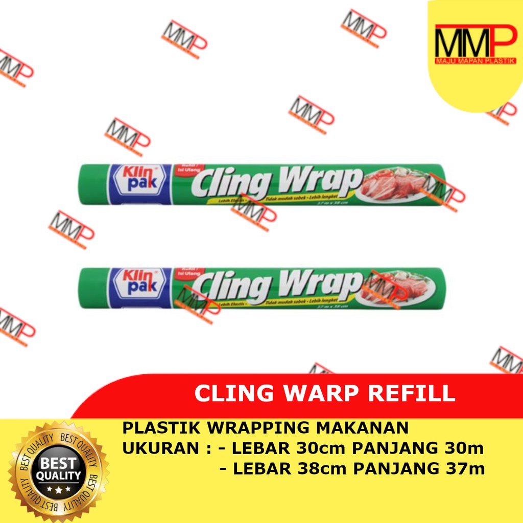 Jual Cling Wrap Klin Pak Refill Cling Wrap Best Fresh Plastik Wrapping Makanan Shopee Indonesia