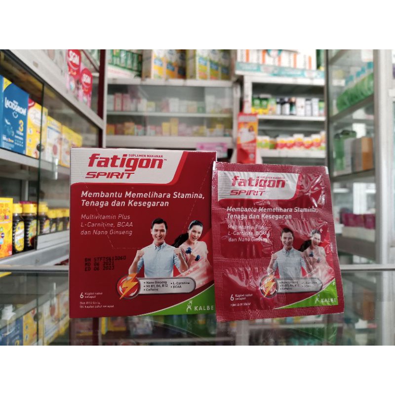 FATIGON SPIRIT 1 STRIP @6 KAPLET | Multivitamin - ED 09/2024