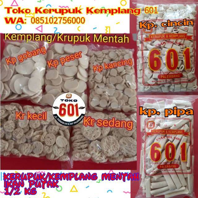 

KEMPLANG DAN KERUPUK MENTAH PUTAK