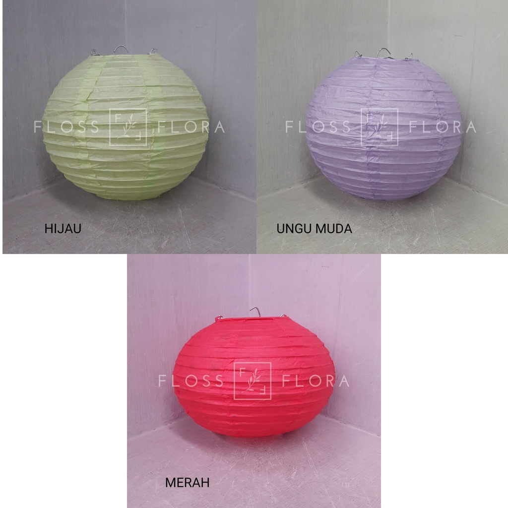 Aksesoris Imlek / Dekorasi Imlek / Lampion Kertas 8"