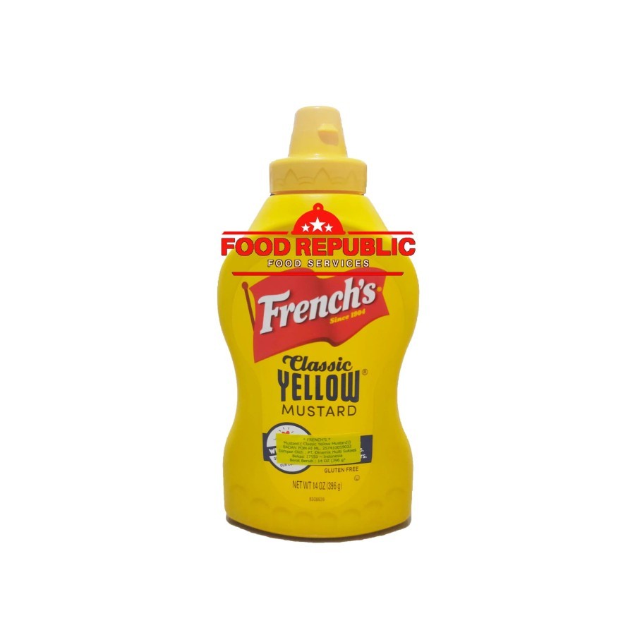 

FRENCH SQUEEZE AMERICAN FAVORITE MUSTARD 14 OZ - YELLOW MUSTARD