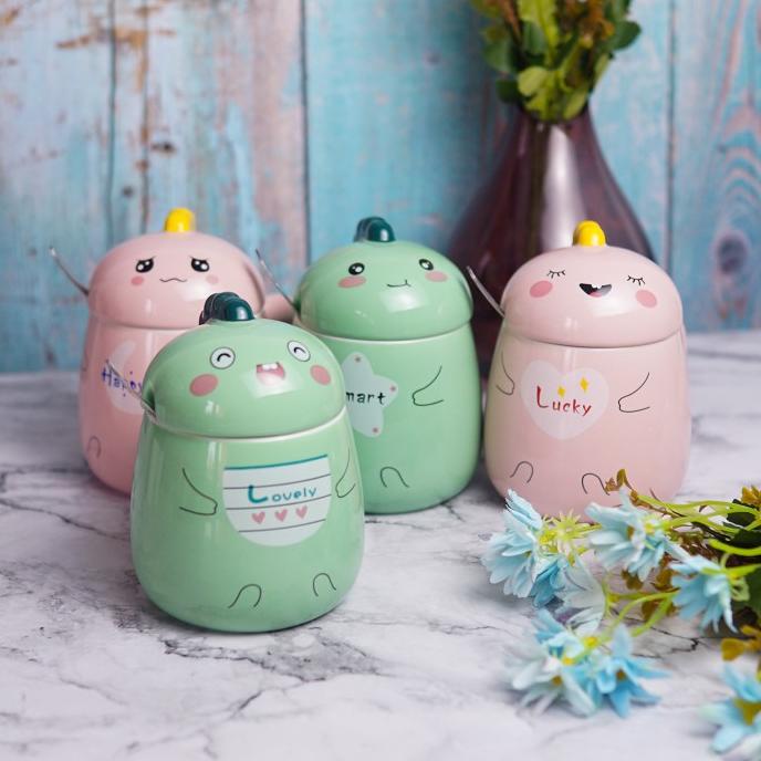 Mug Gelas Tumbler Keramik Bare Bear
