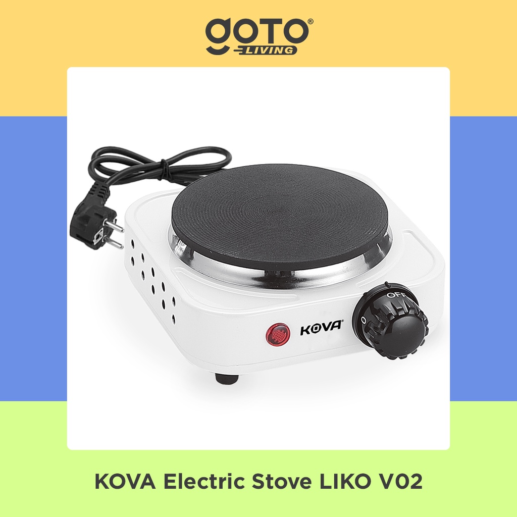 Kova Liko Kompor Listrik Mini Stove Moka Pot Seduh V60 Manual Brew