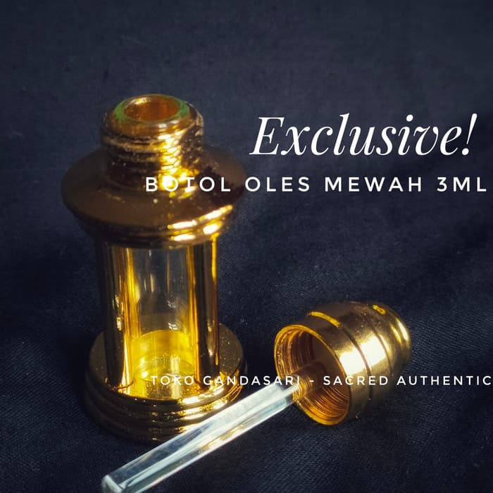 TERBATAS Botol parfum oles mewah arab timur tengah unik cantik colek