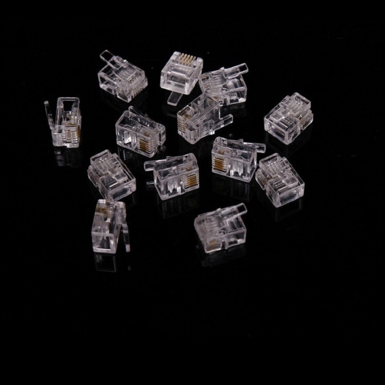 Konektor Telepon Connector RJ11 4 Pin