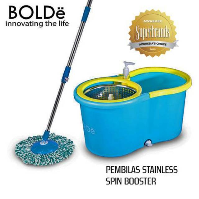 Alat Pel Super Mop BOLDe M-789X+ (Stainless) - SuperMop