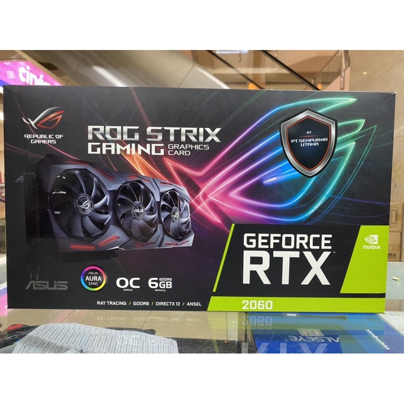 VGA ASUS RTX2060 ROG STRIX GAMING 6GB DDR6