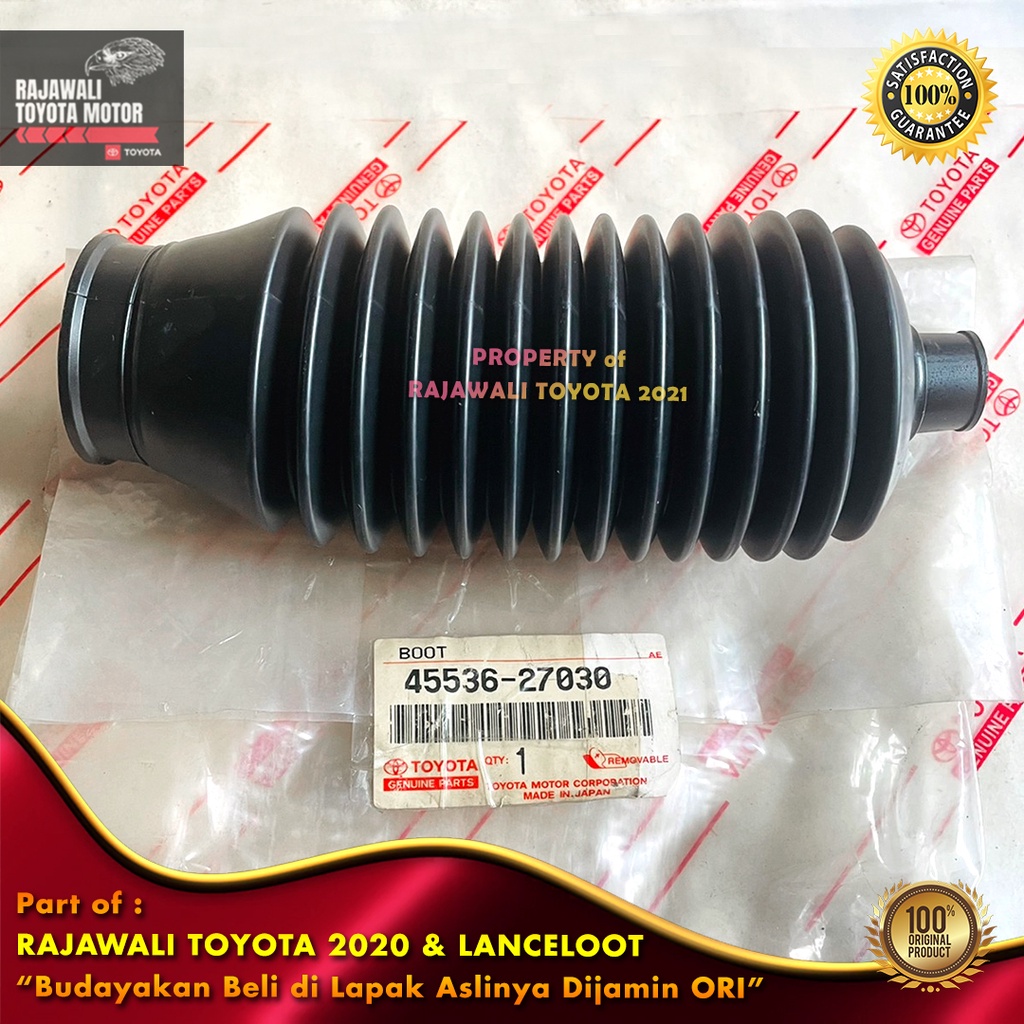 Karet Boot Kanan Kijang Super Grand 5K Stir Steering Cover Rack New Original Genuine Toyota 45536-27