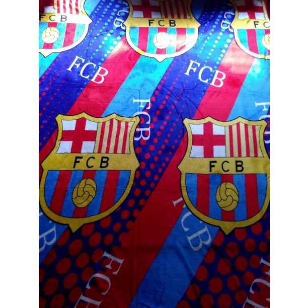 Selimut Dewasa Selimut Bulu motif club bola FBC Barcelona(Y1F5) Selimut Dewasa Karakter Selimut Seli
