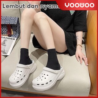 sandal crocs wanita /sandal fuji /Sandal Fashion /sandal selop /sandal wedges /sneaker sol tebal