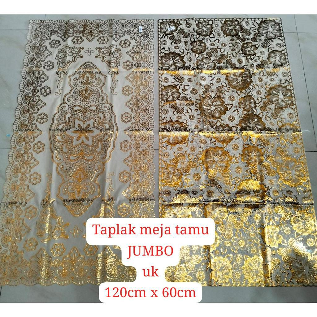 TAPLAK MEJA SULTAN EMAS JUMBO UK 120 X 60 CM