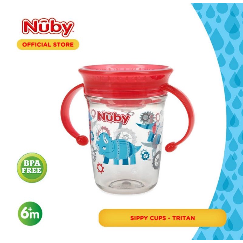 Nuby 360 Wonder Glitter Cup360 Ukuran 240 ml/Gelas Minum Anak Bayi