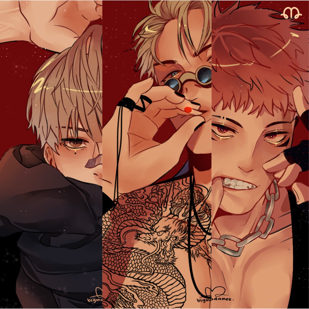 Jujutsu Kaisen JJK Artprint/Kertas Ganteng/Poster/Photocard A5 (PREMIUM QUALITY)-2