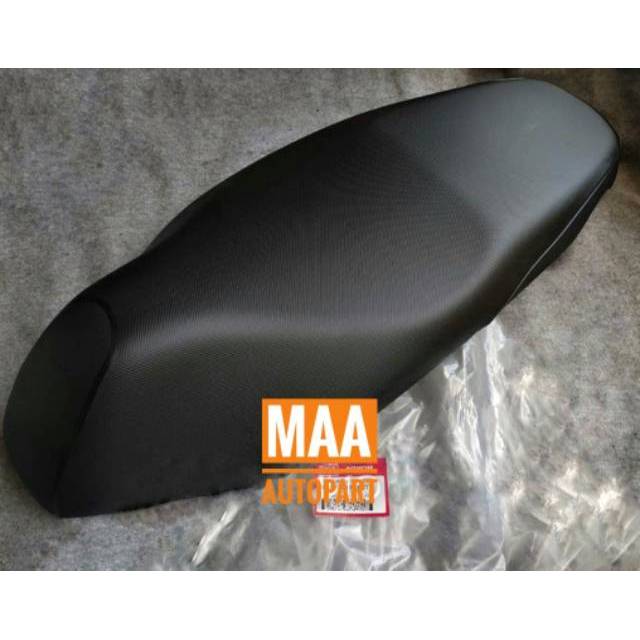 Seat Comp Jok Jog Sadel Honda Scoopy FI 2012 - 2016 Sarung Kulit Hitam Black 77200K16A00ZB Asli