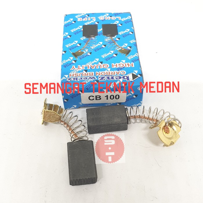 CB100 CARBON BRUSH BOSTEL ARANG SEPUL MESIN BENZ CB-100 CB100 CB 100