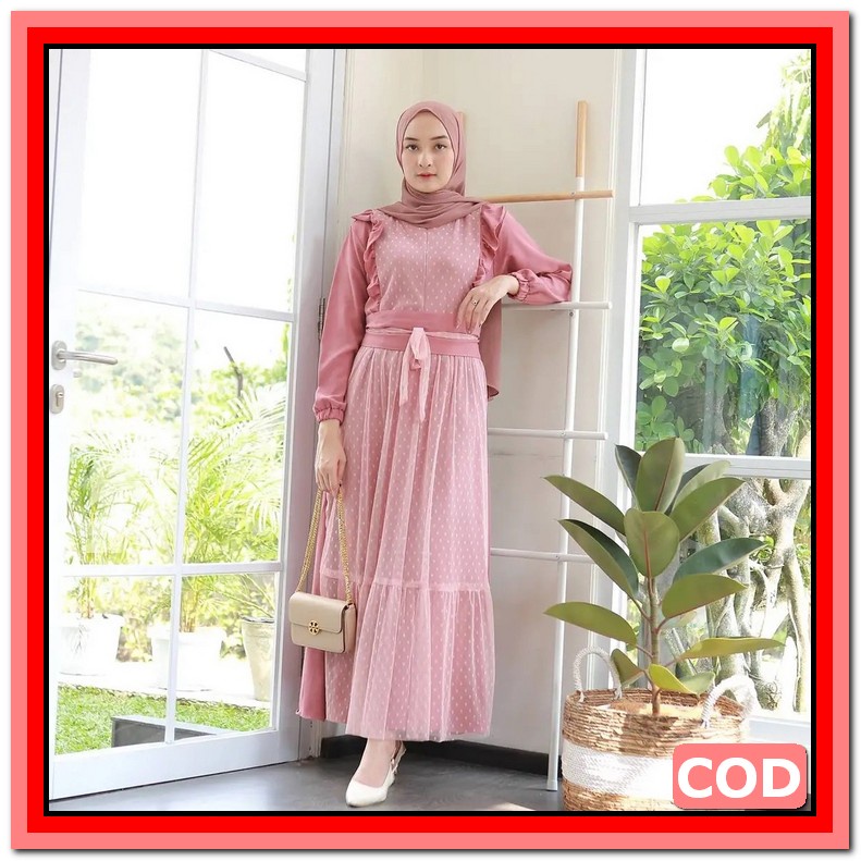 Dress Wanita Dress Lebaran 2022 Baju Lebaran 2022 Gamis Lebaran 2022 Model Gamis Terbaru Amiirah Dre