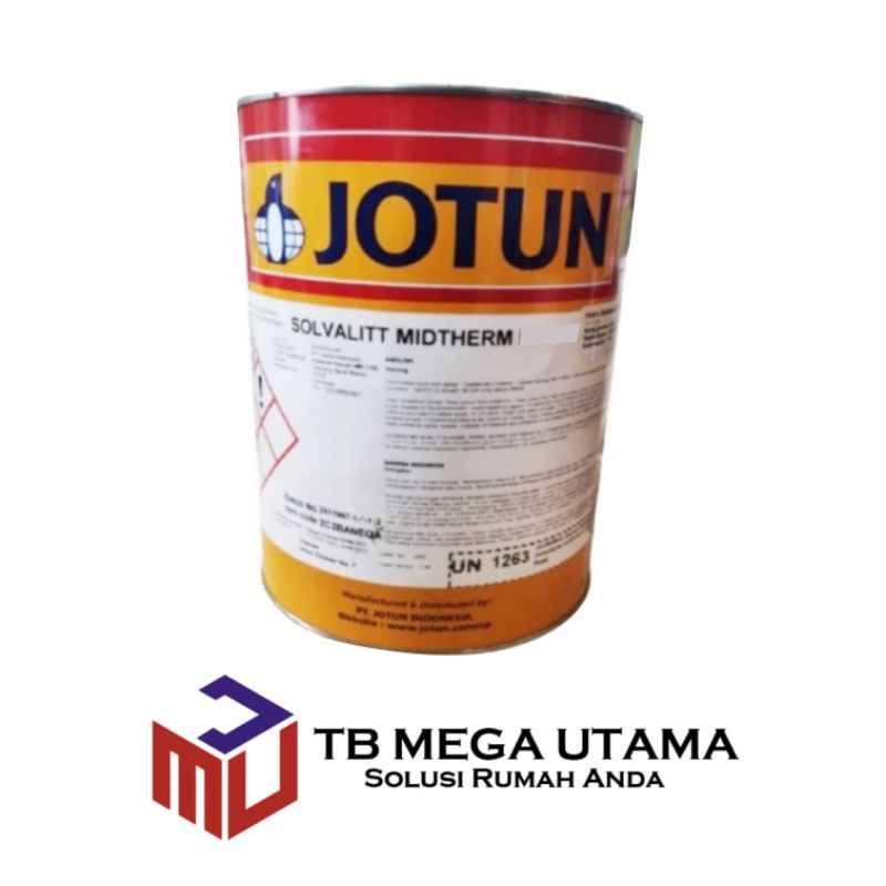 Jotun Solvalitt Midtherm Alumunium 5 Liter | Cat Silicone Acrylic