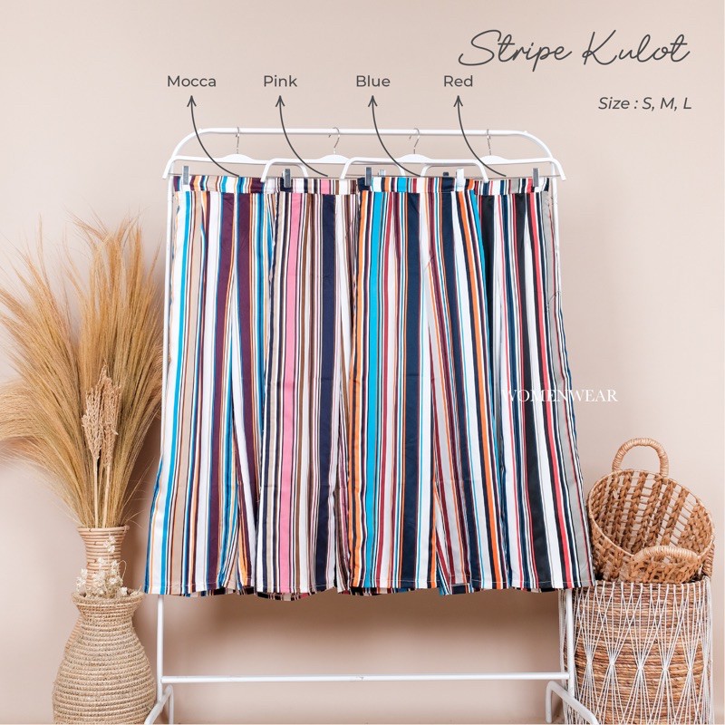 STRIPE CULLOTE/womenwearhijab/womenwear/cullote