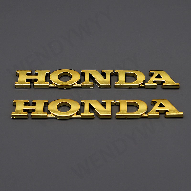 2pcs Stiker Emblem Honda 3D Ukuran 1.8x15cm / 0.9x10cm