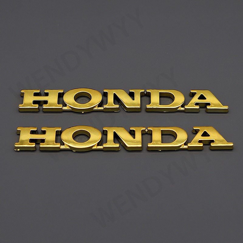 2pcs Stiker Emblem Honda 3D Ukuran 1.8x15cm / 0.9x10cm