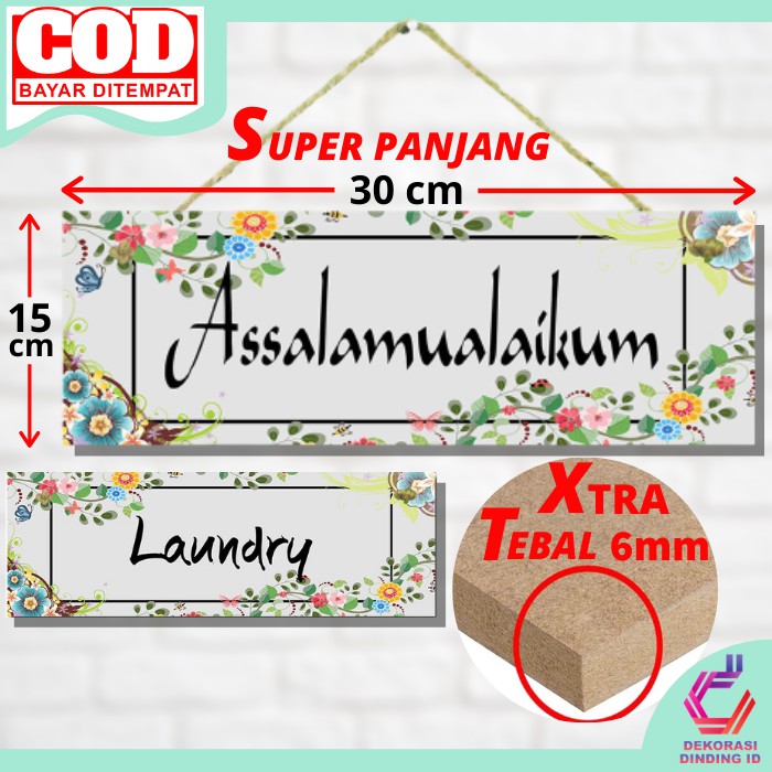 COD KALIGRAFI HIASAN DINDING DEKORASI DINDING KAMAR TIDUR RUANG TAMU