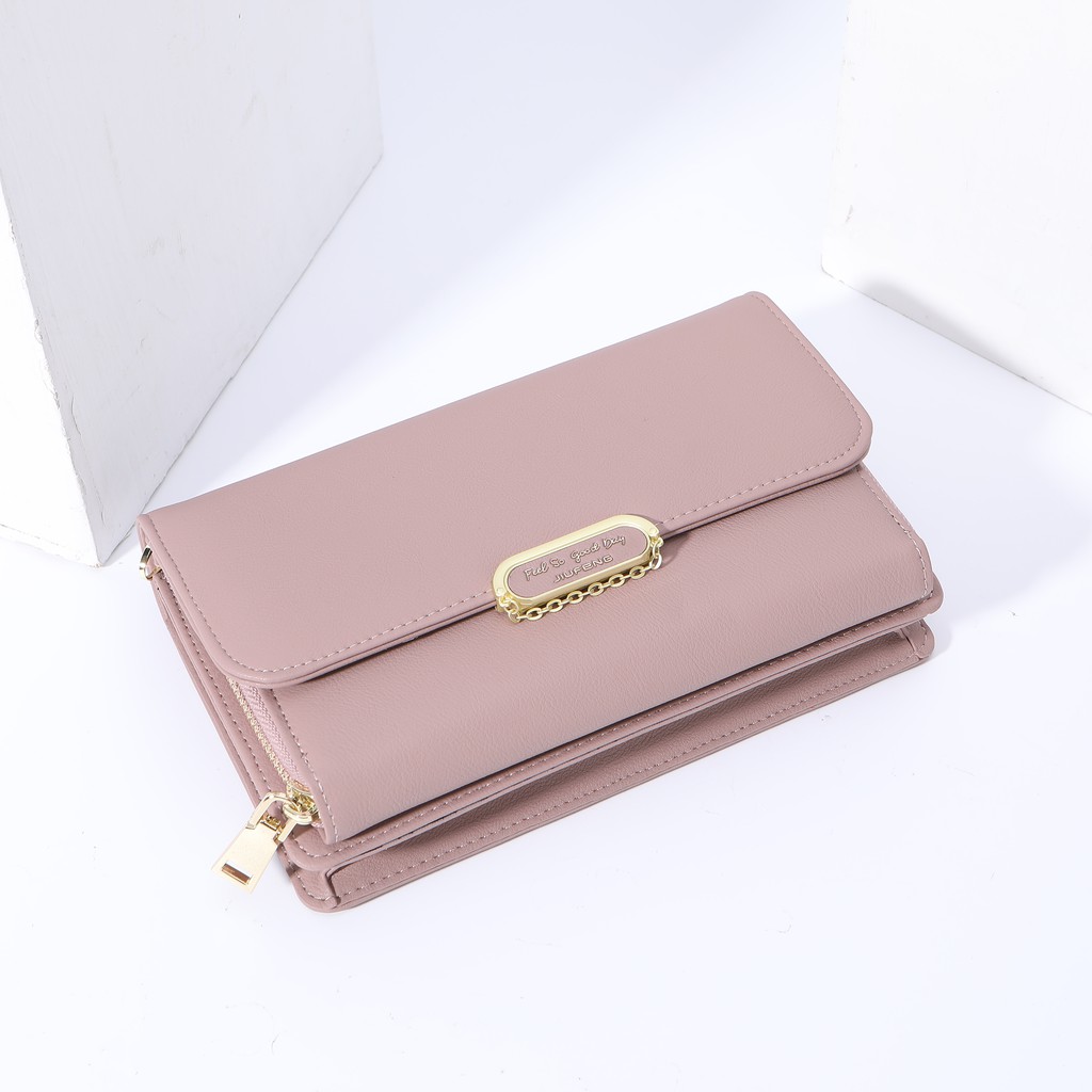 JIUFENG Tas Selempang Wanita Gaya Korea Fashion Tas Messenger Bahu Klasik