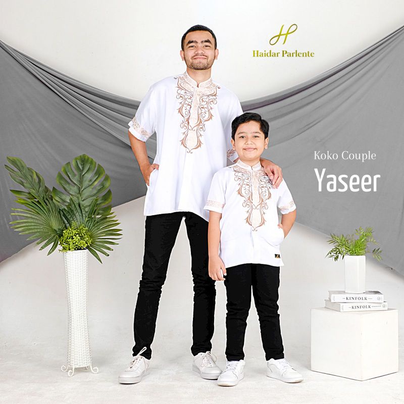 KOKO COUPLE AYAH ANAK/KOKO/KOKO KEMBARAN AYAH ANAK/KOKO PUTIH/KOKO BORDIR