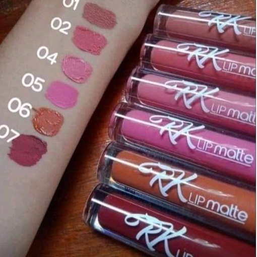 Lip Cream Matte RK Glow / Lipmatte Rk Original 100% Bpom