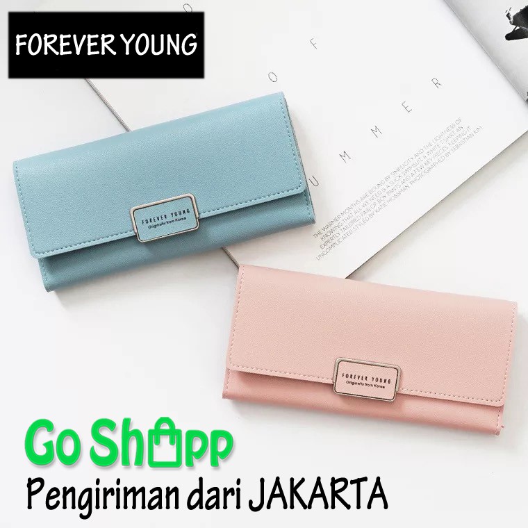 Dompet Wanita Forever Young Panjang - Dompet Wanita Fashion Korea - Dompet Wanita Import [PJ03]