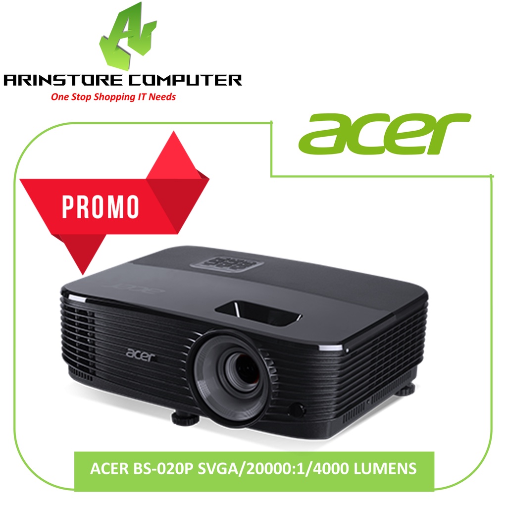 TERMURAH PROJECTOR ACER BS-020P SVGA/20000:1/4000 LUMENS
