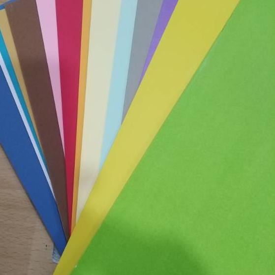 

PROMO 11.11 KODE-597 Kertas karton manila polos seperti buffalo mix warna 16 pcs 20x30 cm