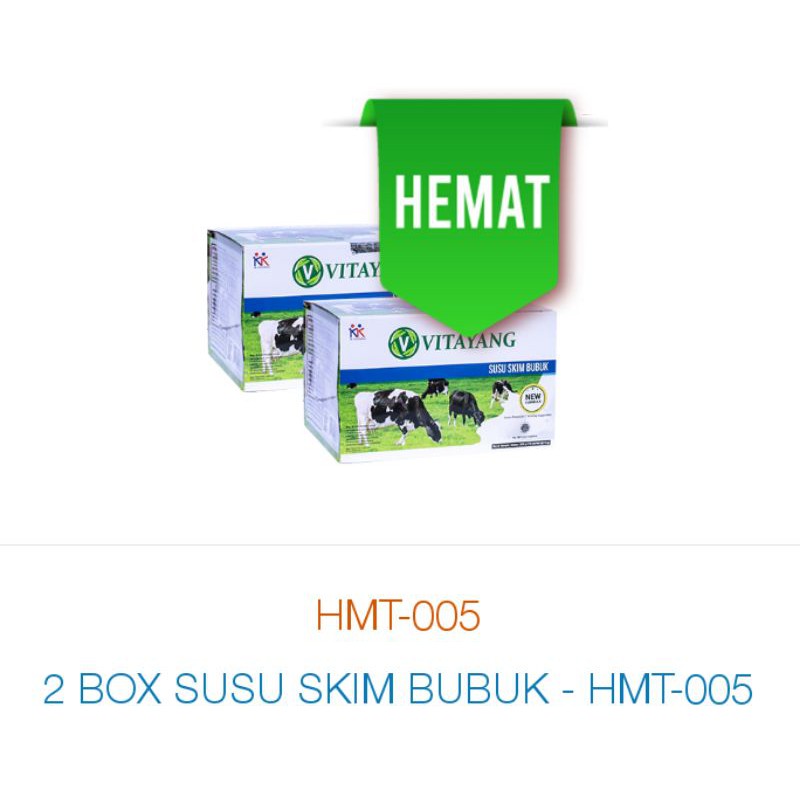 

2 BOX susu skim bubuk Vitayang Susu Colostrum