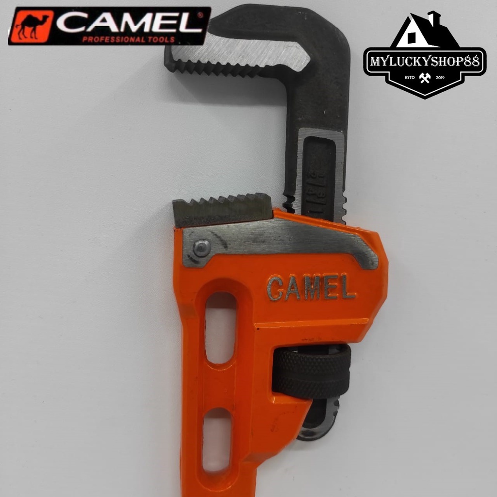 Camel Kunci Pipa Ledeng Heavy Duty 18 Inch Pipe Wrench HD Saluran Air