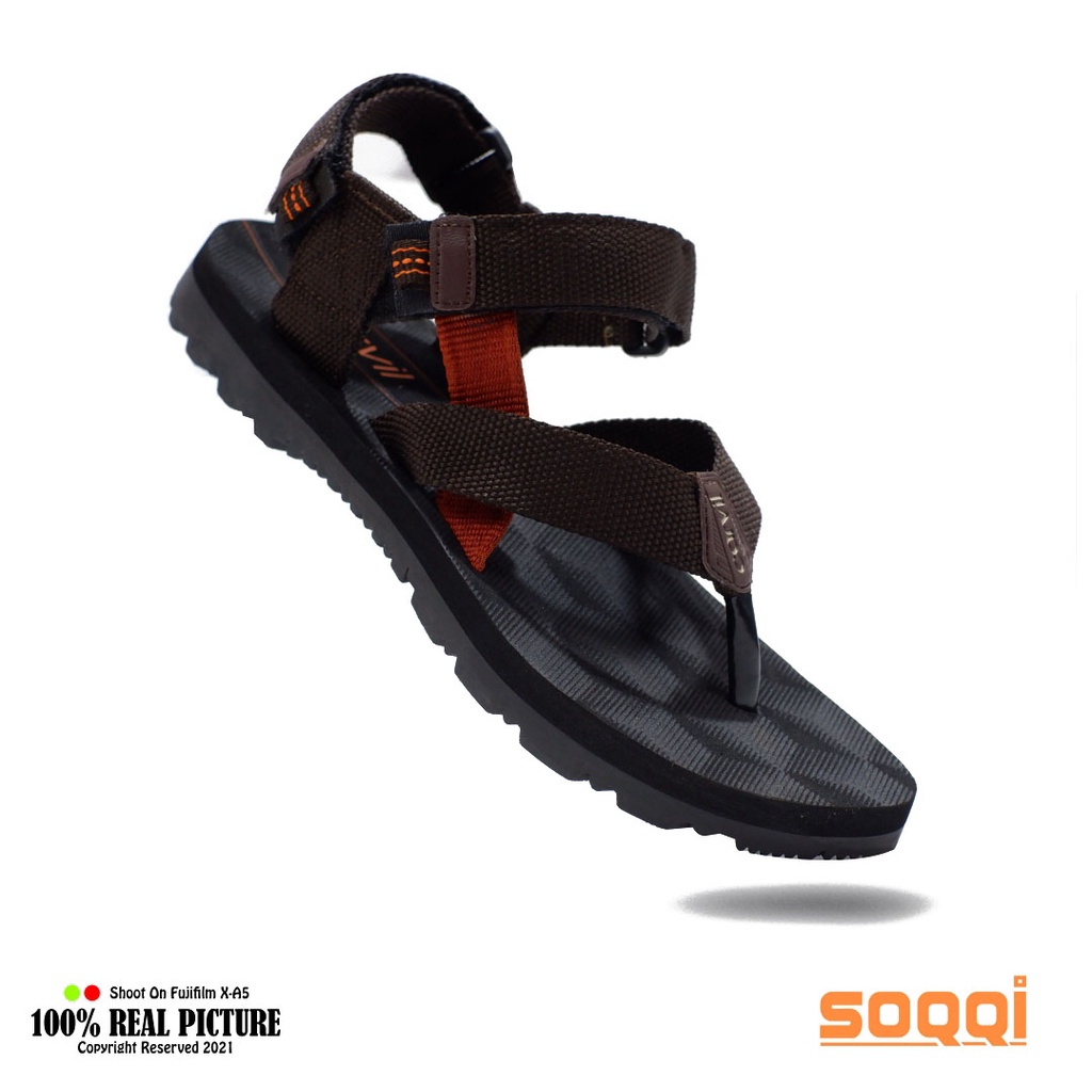 Sendal gunung pria jepit original sandal outdor hikking cowok laki-laki dewasa model japit casual slide karet branded Carvil Castro new rocket - severo adventur kwalitas import promo lebaran murah keren cod 38-44