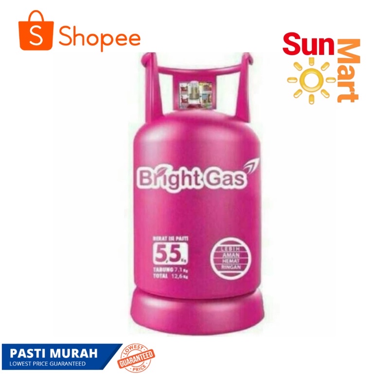 Jual Tabung Gas Lpg 12 Kg Bright Gas Tabung Gas 55 Kg Isi Shopee Indonesia 