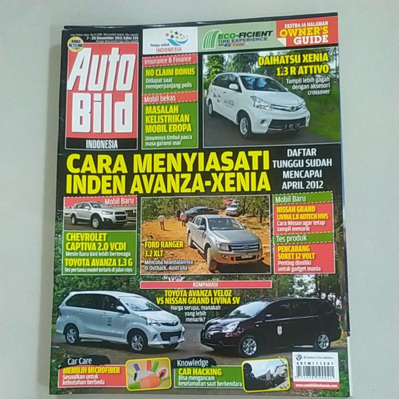 Majalah AutoBild 7-20 Desember 2011 Edisi 225