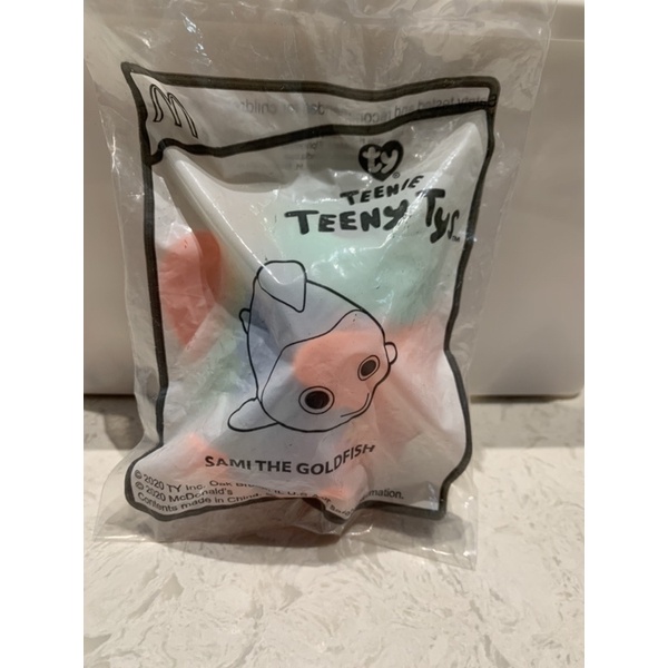McDonald Happy Meal TY Teeny Tys Sami The Goldfish