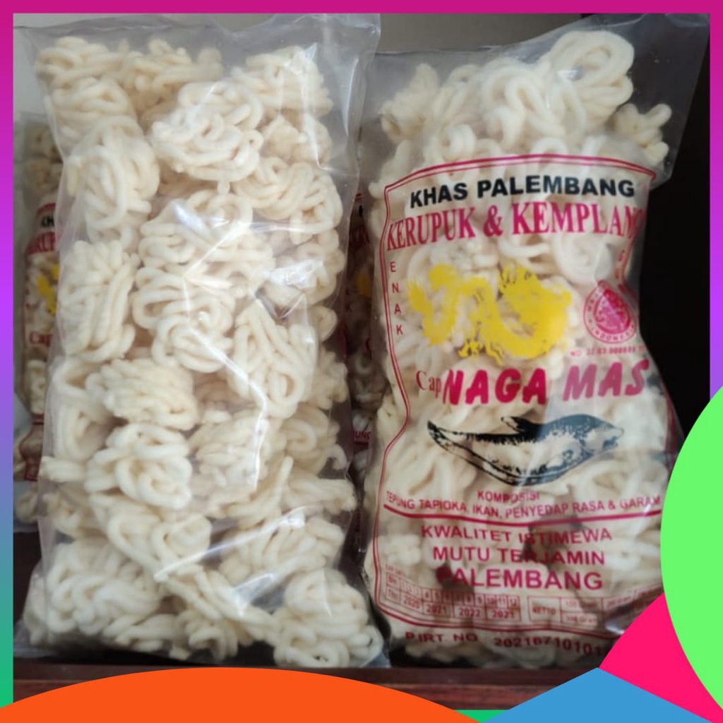 

Kerupuk Mini Palembang Naga Mas 250 Gram Ikan Tenggiri Super