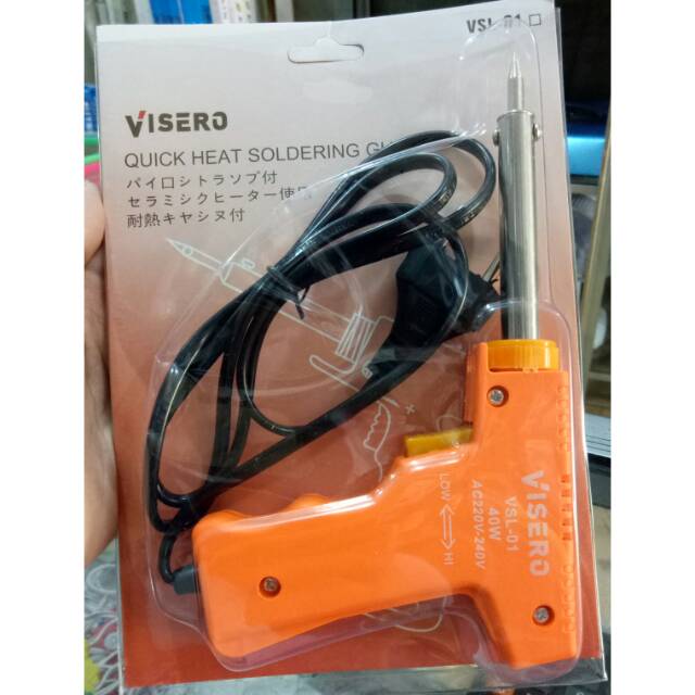 Solder tembak Visero - Quick heat soldering gun