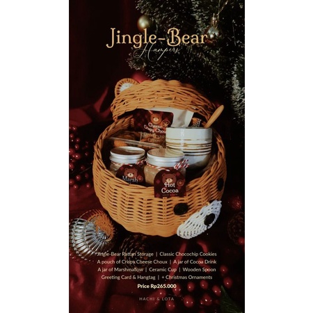 

JINGLE BEAR HAMPERS (CHRISTMAS HAMPERS)