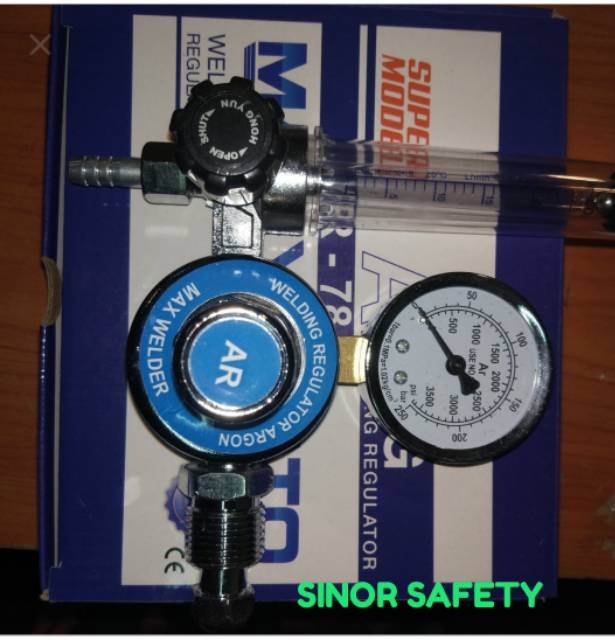 Regulator Las ARGON Flowmeter FlowGauge Flow Meter Gauge