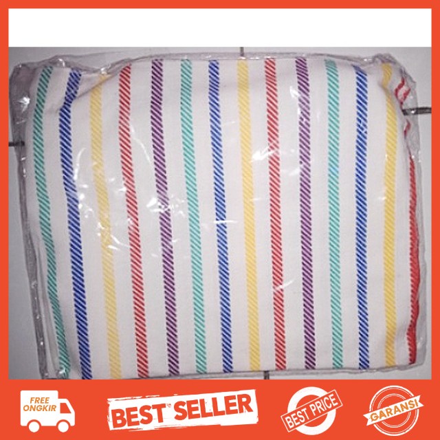 (3 pcs) Kain Alas Ompol Bayi Baru Lahir Lurik Katun SNI Halus Lembut Anti Alergi Alas Perlak Bayi Alas Tidur Rainbow Pelangi 45x50 CM